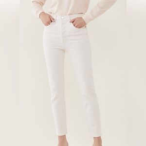 NWT RE/DONE "90s High Rise Comfort Stretch Ankle Crop Jeans"